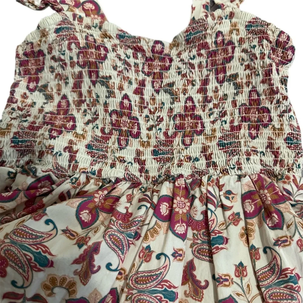 Anthropologie FOREVER THAT GIRL Floral Sweetheart -Bohemian Mini Dress/Size: XXS - Picture 5 of 12